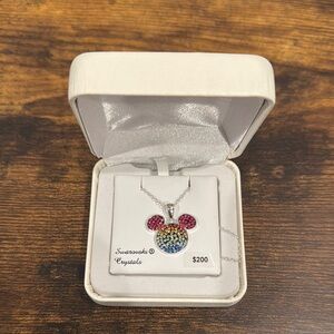 Kohl's Multi-colored Mickey Mouse Pendant Necklace
